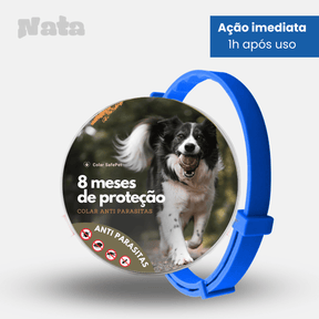 Colar SafePet - Anti Pulgas e Carrapatos [8 Meses de Proteção]