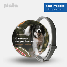 Colar SafePet - Anti Pulgas e Carrapatos [8 Meses de Proteção]